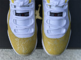 Authentic Air Jordan 11 Low “Yellow Snakeskin”