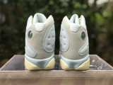 Authentic SoleFly x Air Jordan 13 Muslin/Light Blue