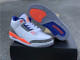 Authentic Air Jordan 3 White/Blue/Orange