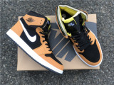 Authentic Air Jordan 1 High Zoom Comfort Surfaces “Black Wheat”