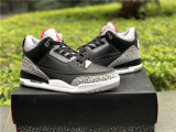 Authentic Air Jordan 3  “Black Cement”