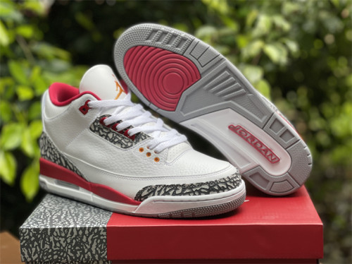 Authentic Air Jordan 3 “Cardinal Red”