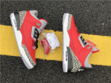 Authentic Air Jordan 3  “Red Cement”