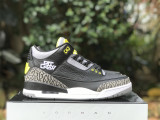 Authentic Air Jordan 3 Oregon Dunk Black/Yellow