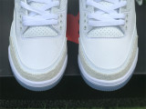 Authentic Air Jordan 3 “Pure White