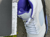 Authentic Air Jordan 5 “Concord” White/Purple