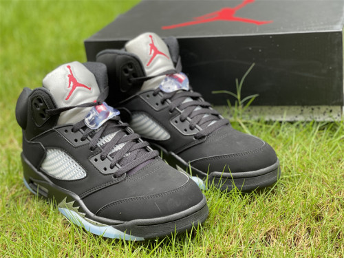 Authentic Air Jordan 5 “Metallic Black”
