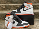 Authentic Air Jordan 1 Retro High OG Black/White/Orange