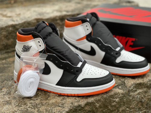 Authentic Air Jordan 1 Retro High OG Black/White/Orange