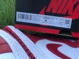 Authentic Air Jordan 1 Retro High White/Red