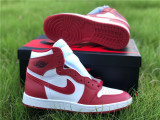 Authentic Air Jordan 1 Retro High White/Red