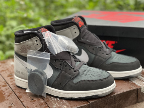 Authentic Air Jordan 1 High Element Gore-Tex “Black Grey”