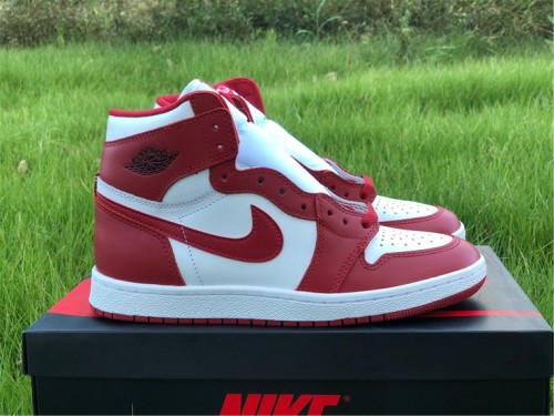 Authentic Air Jordan 1 Retro High White/Red
