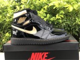 Authentic Air Jordan 1 High OG Black/Gold