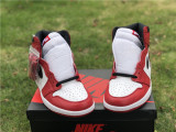 Authentic Air Jordan 1 High “ Chicago ” White/Red