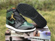 Authentic Air Jordan1 Retro High OG Green/Black/Orange
