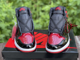 Authentic Air Jordan 1 High OG “Bred Patent”