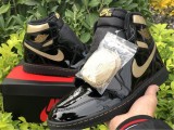 Authentic Air Jordan 1 High OG Black/Gold
