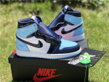 Authentic Air Jordan 1 High Blue Chill