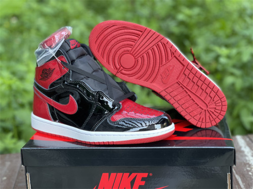 Authentic Air Jordan 1 High OG “Bred Patent”
