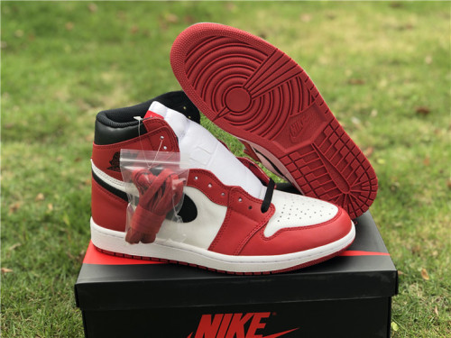 Authentic Air Jordan 1 High “ Chicago ” White/Red