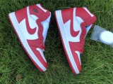 Authentic Air Jordan 1 Retro High White/Red