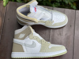 Authentic Air Jordan 1 High Zoom CMFT 'Olive Aura'