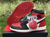 Authentic Air Jordan 1 High “Bred Toe” 2018