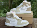Authentic Air Jordan 1 High Zoom CMFT 'Olive Aura'