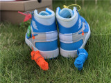 Authentic Air Jordan 1 High x OFF White UNC