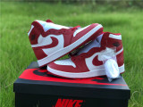 Authentic Air Jordan 1 Retro High White/Red
