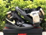Authentic Air Jordan 1 High OG Black/Gold
