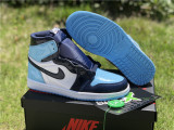 Authentic Air Jordan 1 High Blue Chill