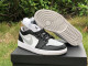 Authentic Air Jordan 1 Low Black/White/Grey