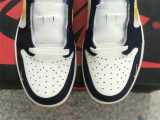 Authentic Air Jordan 1 Low OG Black/OFF White/Yellow