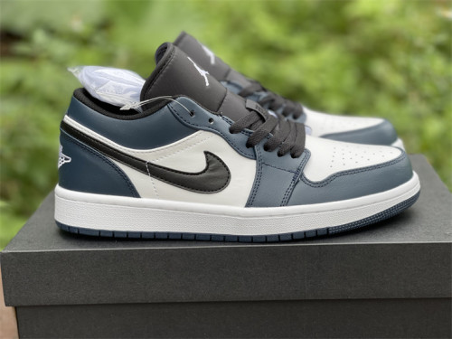 Authentic Air Jordan 1 Low “Dark Teal”