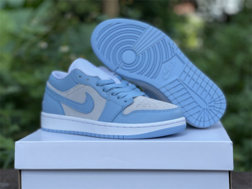 Authentic Air Jordan 1 Low University Blue