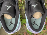 Authentic Air Jordan 1 Low White/Green/Black