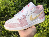 Authentic Air Jordan 1 Low GS “Paint Drip”