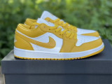 Authentic Air Jordan 1 Low White/Pollen
