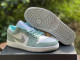 Authentic Air Jordan 1 Low Emerald/Sail-white