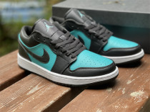 Authentic Air Jordan 1 Low Black/Green