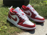 Authentic Air Jordan 1 Low Sport Red
