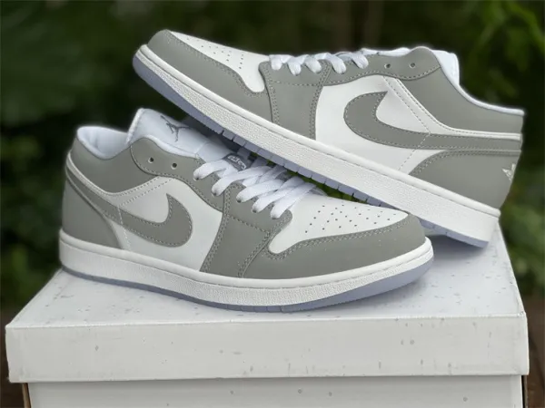 Authentic Air Jordan 1 Low “Wolf Grey”