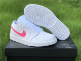 Authentic Air Jordan 1 Low White/Multi-Color