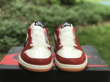 Authentic Air Jordan 1 Low OG OFF WHITE/RED