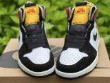 Authentic Air Jordan 1 High ZOOM AIR CMFT White/Black/Yellow
