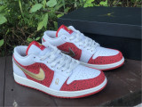 Authentic Air Jordan 1 Low “Spades”