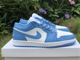 Authentic Air Jordan 1 Low OG North Carolina Blue
