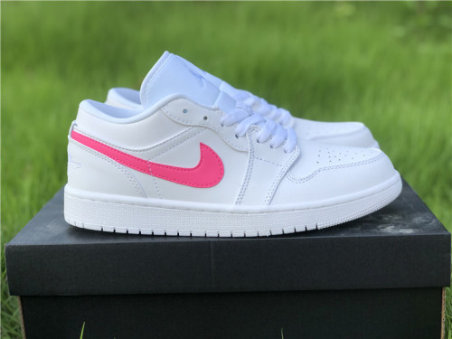 Authentic Air Jordan 1 Low White/Multi-Color